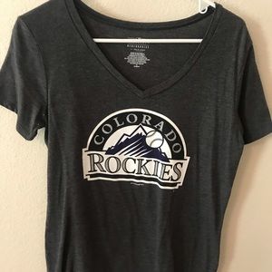 Colorado Rockies baseball v neck